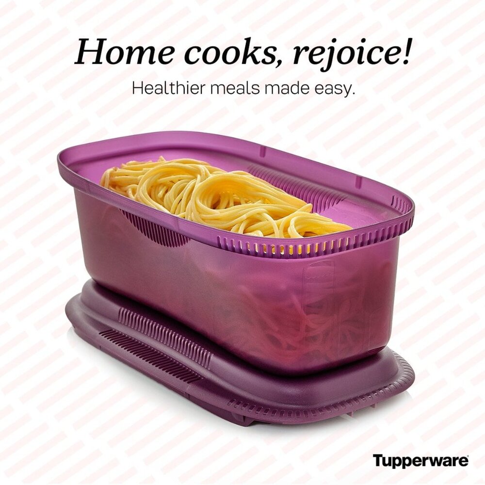 NIP Tupperware Microwave Pasta Maker - Picture 8 of 10